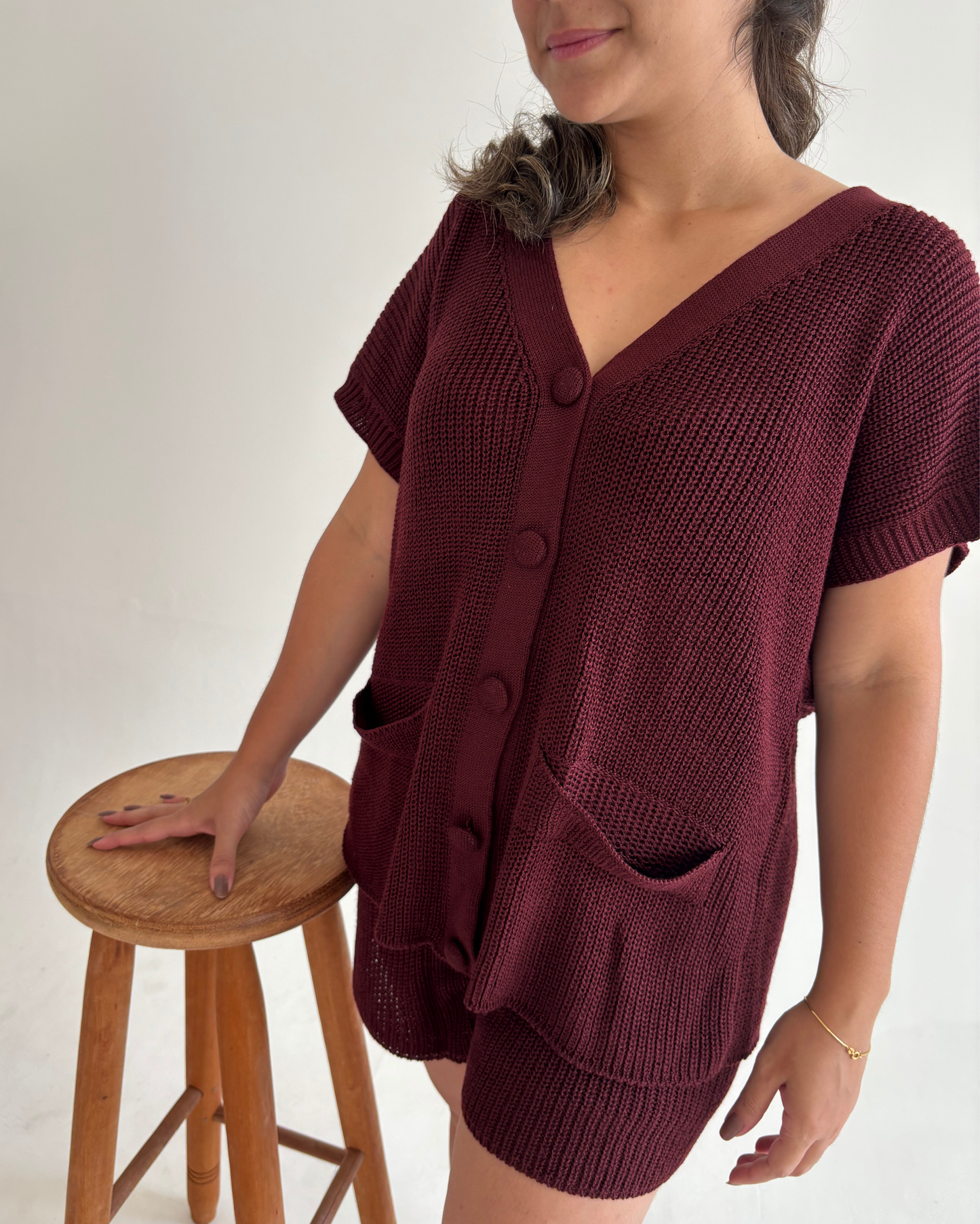 Conjunto Short Botões Vivi